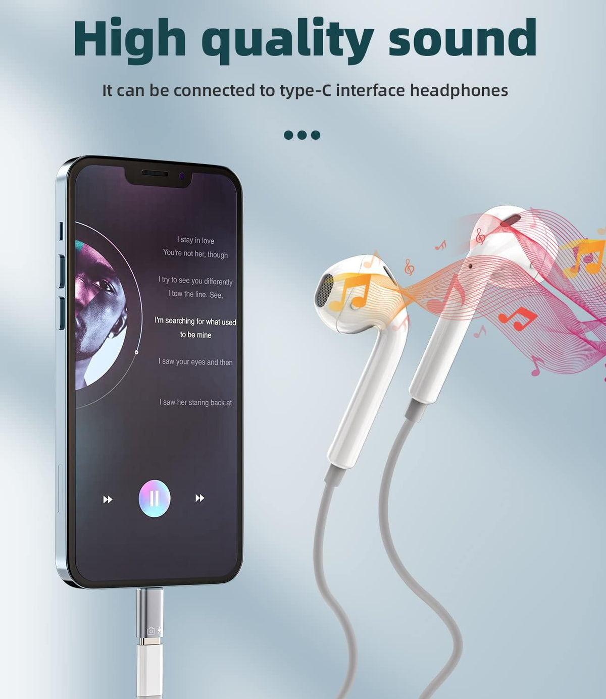 2 Pcs Hridz Lightning to USB Female OTG Adapter — Audio DAC Headphone Adapter for iPhone & iOS