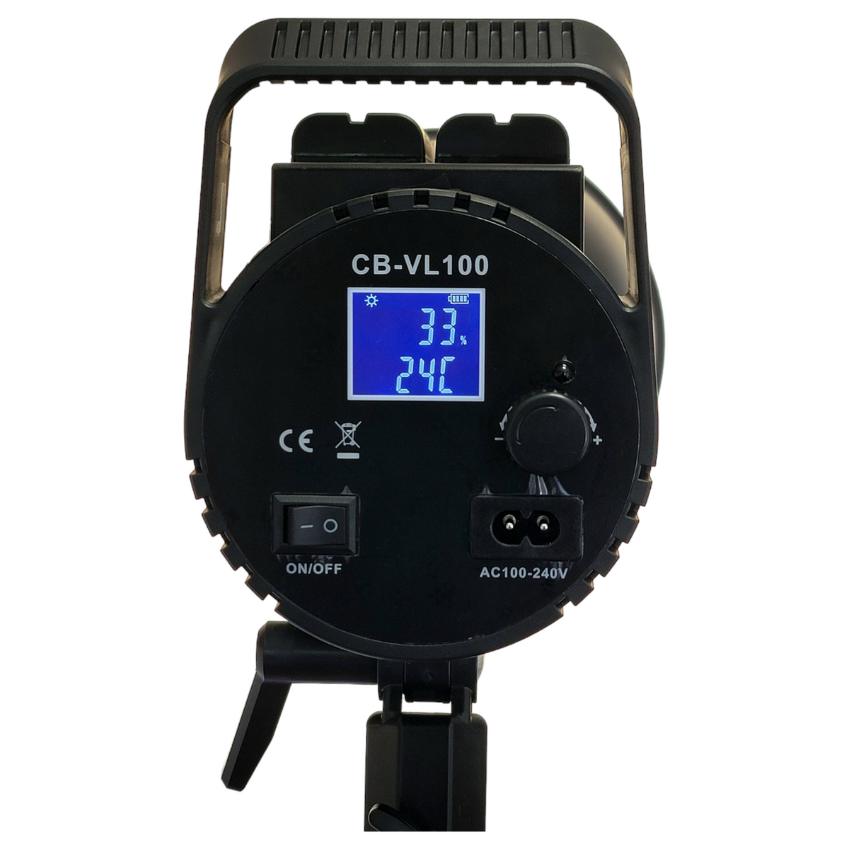 HRIDZ 100W Indoor-Outdoor LED Video Light Bi-color with NPF550 2*Batteries & Dual Charger