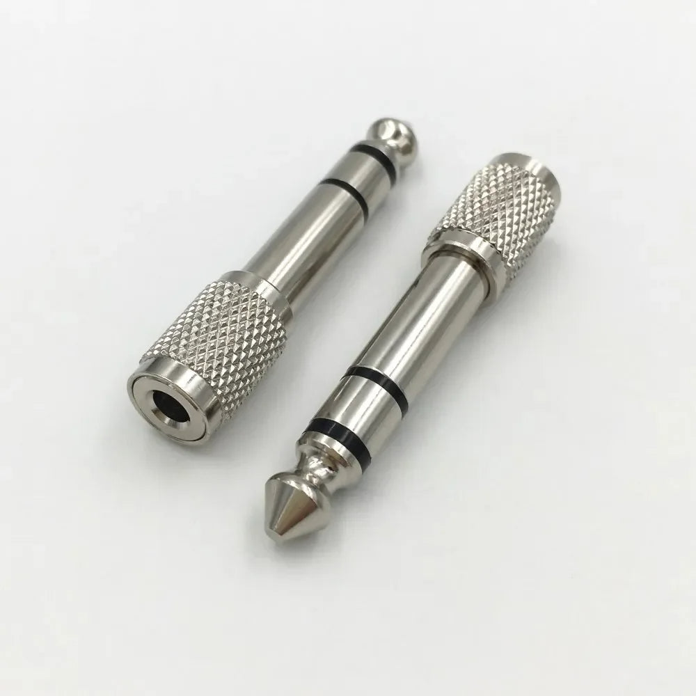Hridz 3.5mm to 6.35mm Stereo Jack Adapter – Gold-Plated 1/4" Headphone & Guitar Converter