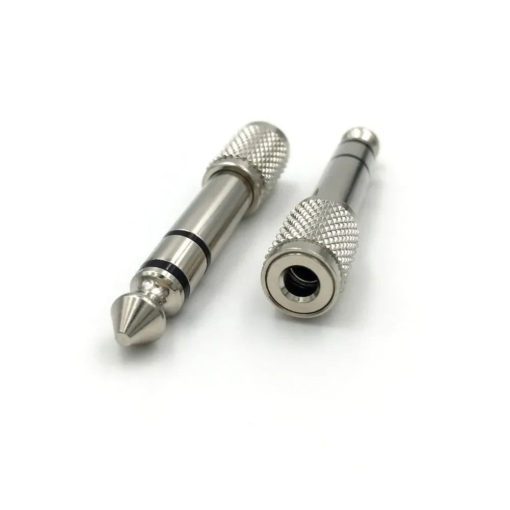 Hridz 3.5mm to 6.35mm Stereo Jack Adapter – Gold-Plated 1/4" Headphone & Guitar Converter