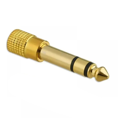 Hridz 3.5mm to 6.35mm Stereo Jack Adapter – Gold-Plated 1/4" Headphone & Guitar Converter