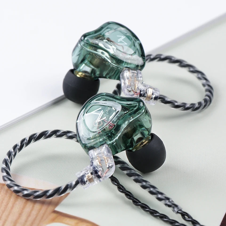 Hridz MT1 HiFi In-Ear Monitor Earphones – With or Without Mic, Dynamic DJ Monitors