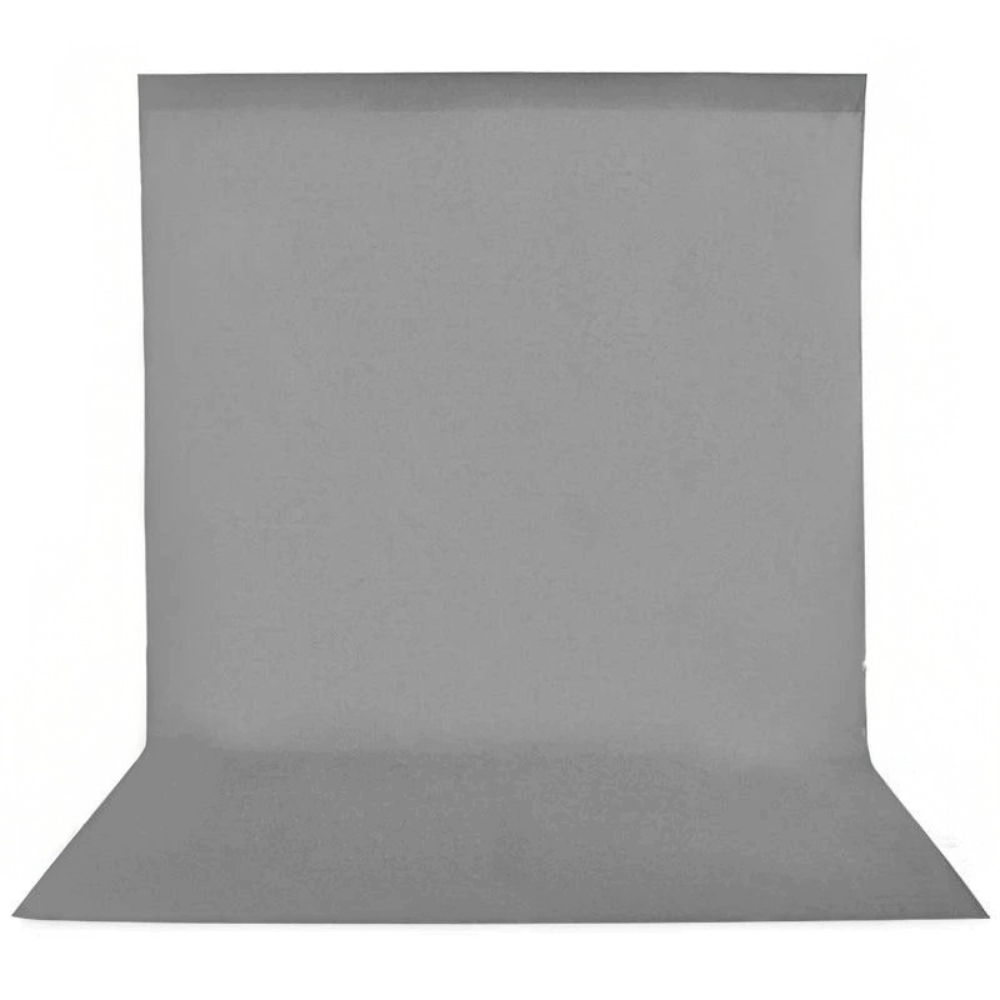Hridz Photography Muslin Backdrop 2x3m & 3x3.6m – Green Screen, White, Black, Grey, Blue