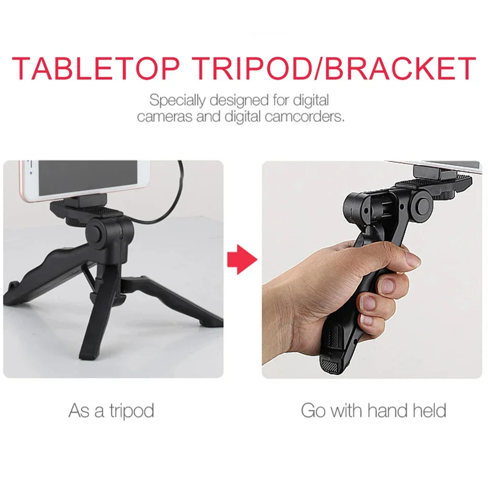 Hridz Smartphone Vlogging Kit – Tripod, LED Fill Light & Microphone for TikTok, YouTube & Live Streaming