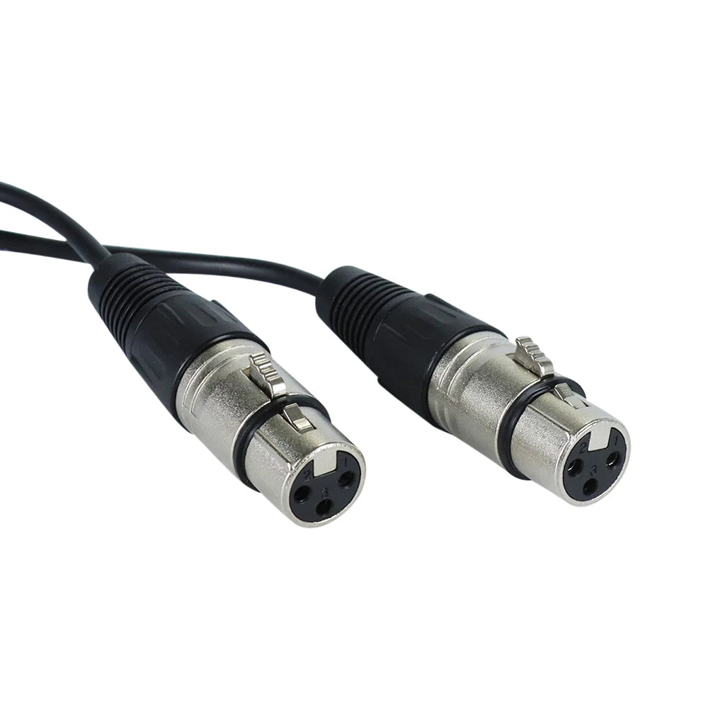 Hridz XLR Y-Splitter Audio Cable (50cm) – 1 Female to 2 Male Adapter
