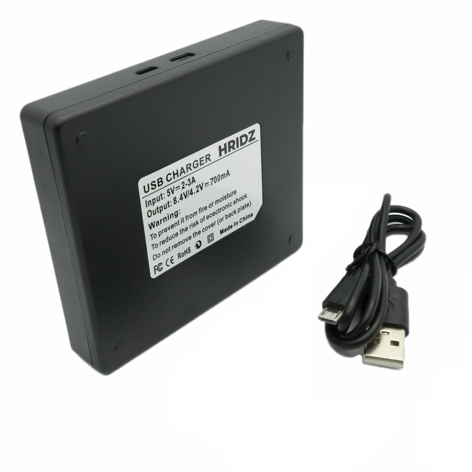 HRIDZ LP-E6 LP-E6NH Dual Battery Charger Ultra Fast For Canon EOS R7 5D 6D 7D 80D 70D 60D LP-E6 60Da batteries