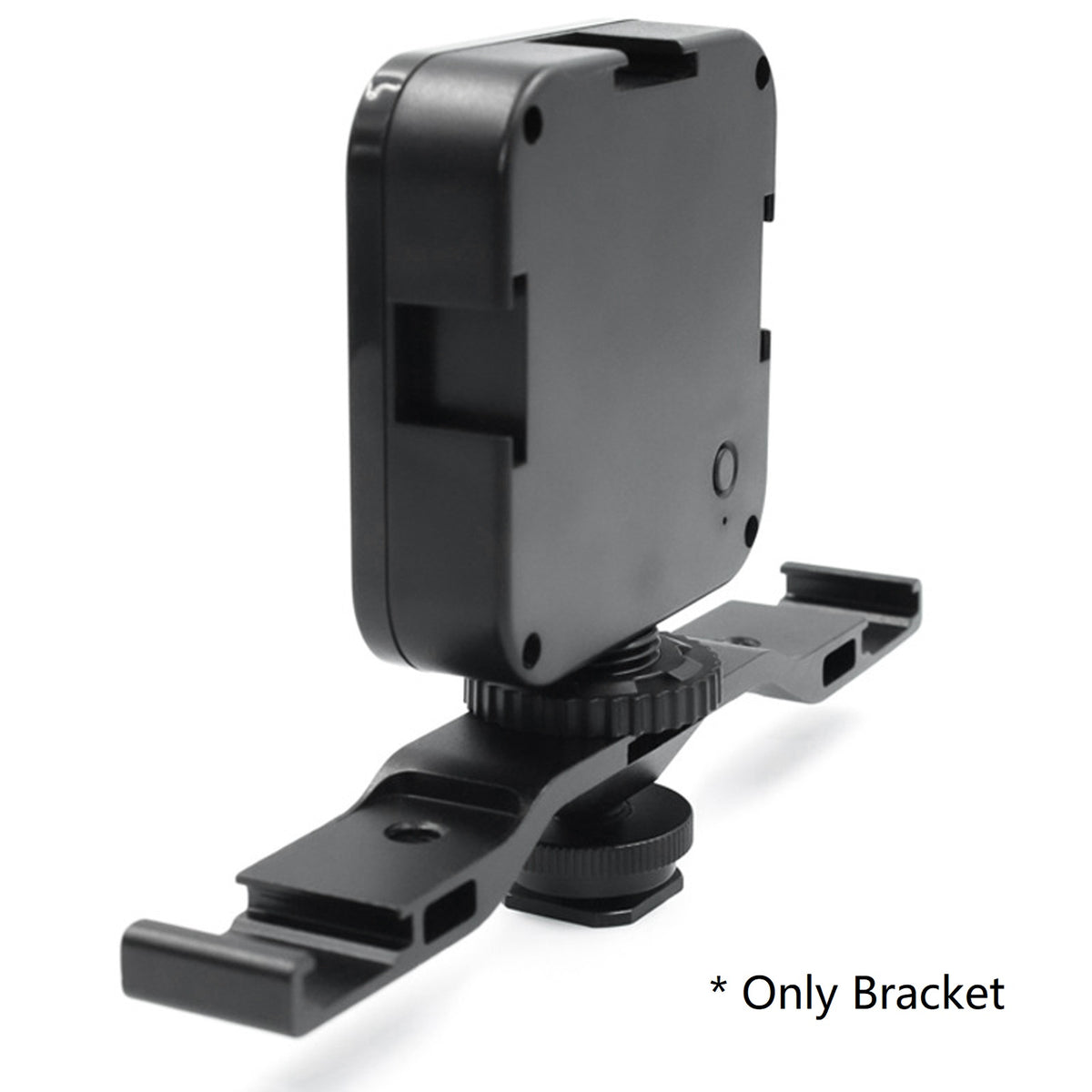 Hridz Cold Shoe Mount Extension Bar Bracket – Dual Mount Adapter for Cameras & Rigs