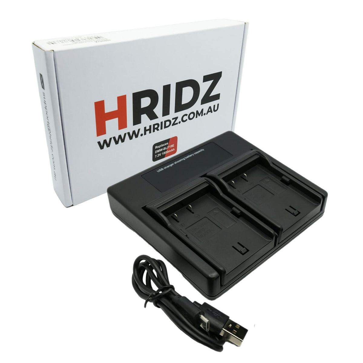 Hridz EN-EL15 Dual Battery Charger for Nikon Z5/Z6/Z7/Z8 & D-Series Cameras