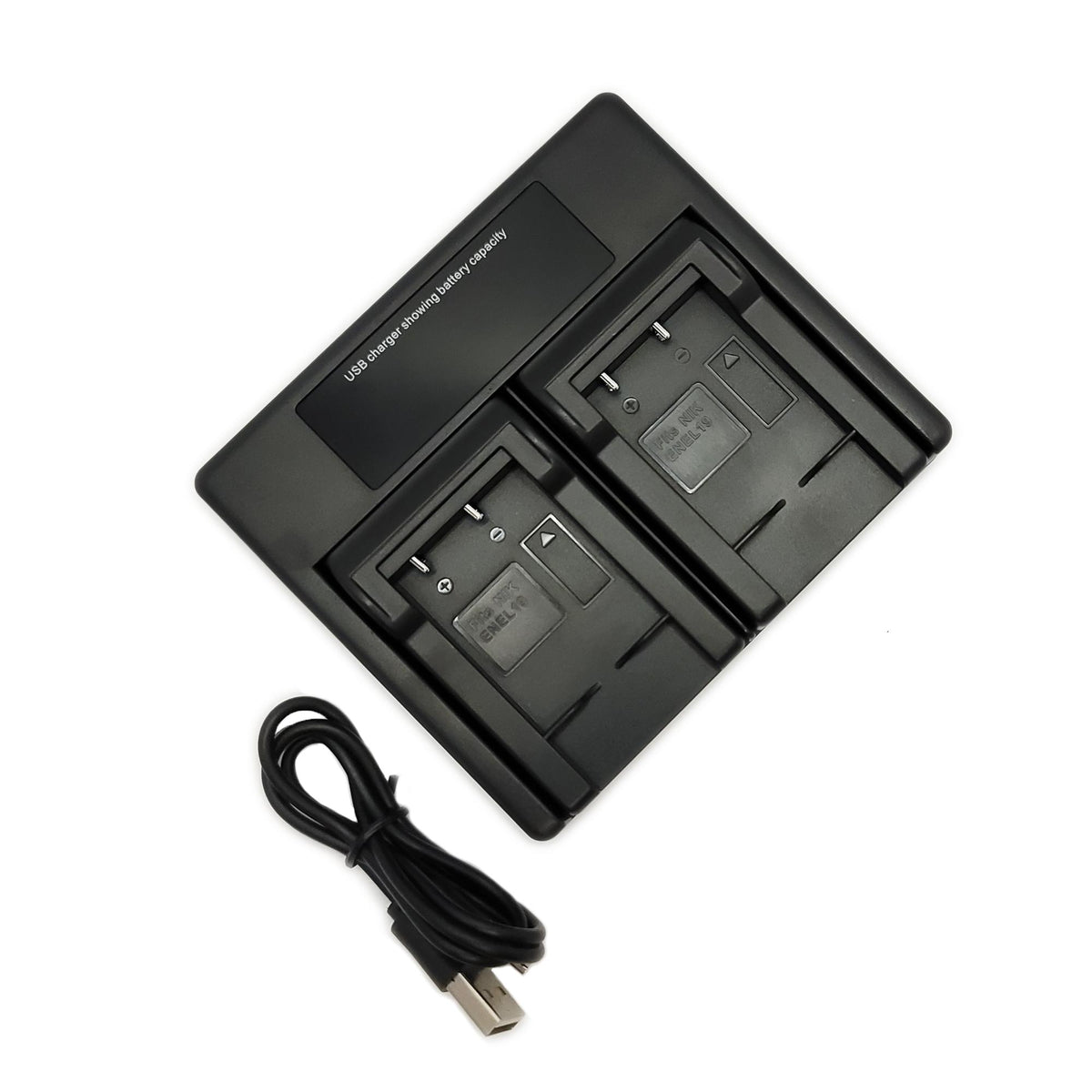 Hridz EN-EL19 Dual Battery Charger for Nikon Coolpix S-Series Cameras