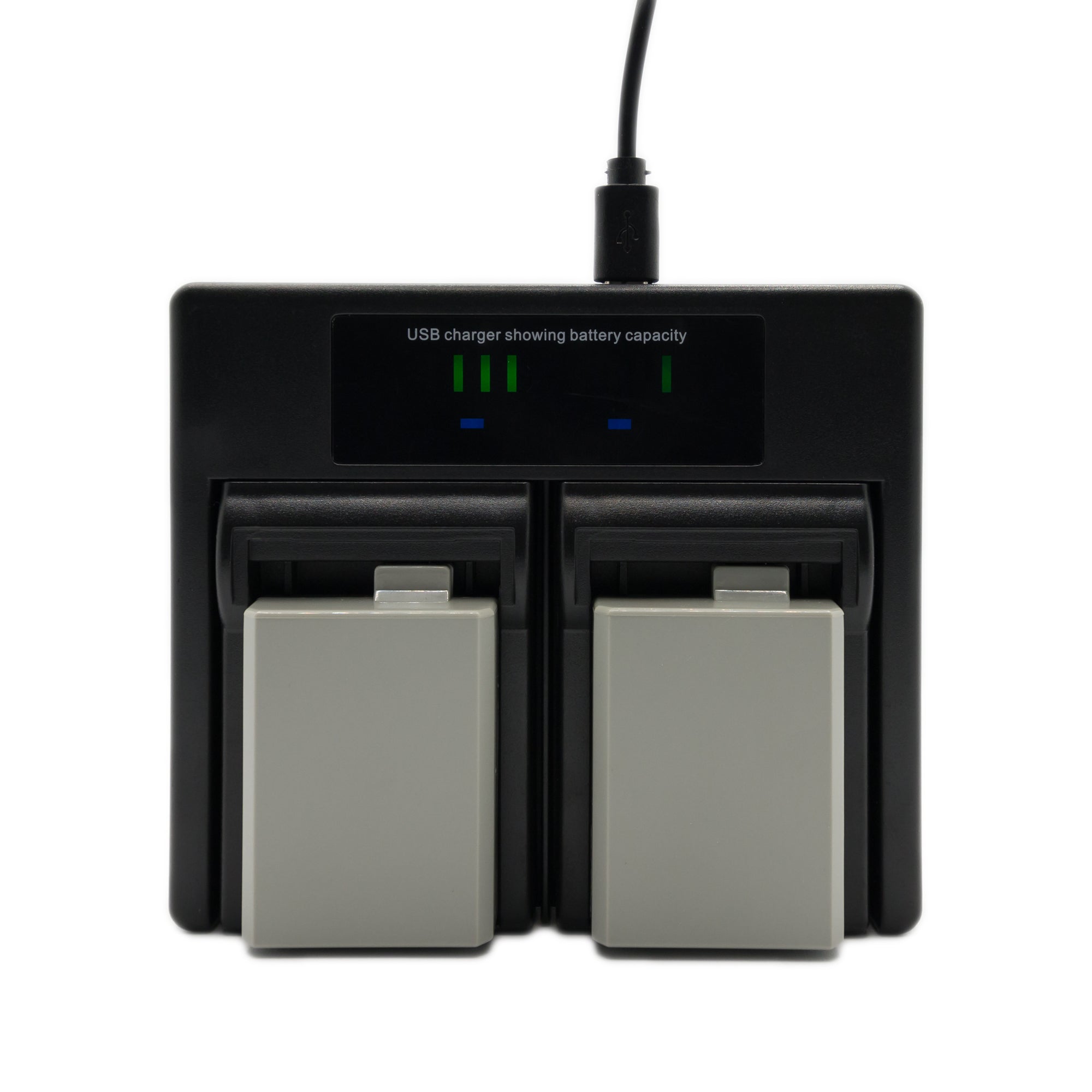 Hridz LP-E5 2*Batteries & Dual Charger for Canon EOS 500D 1000D Rebel Kiss Cameras