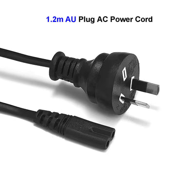 Hridz 1.2m Figure-8 IEC C7 AC Power Cord (AU Plug)