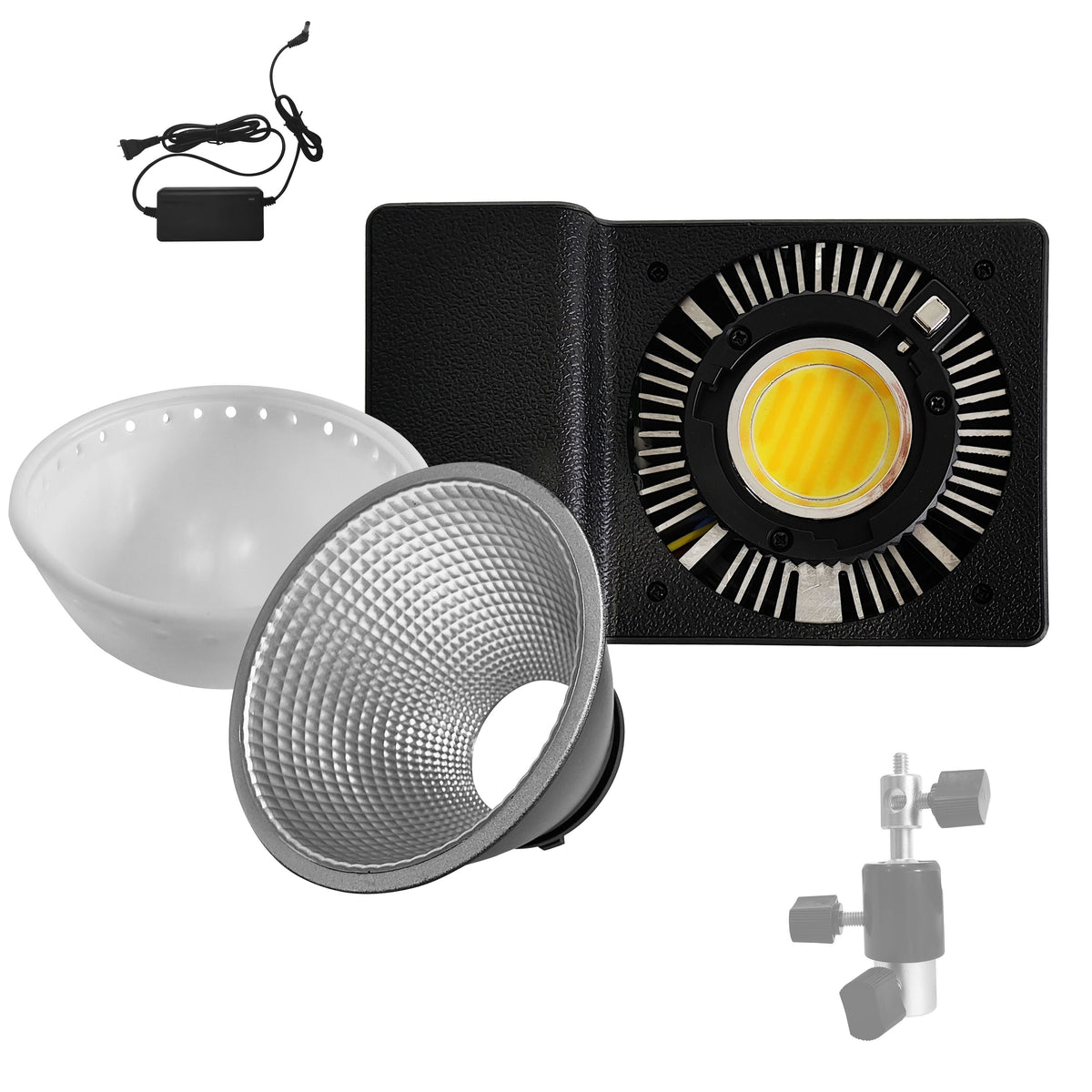 Hridz 100W COB LED Video Light with Softbox – Bi-Color 2800K-6800K Studio Lighting Kit