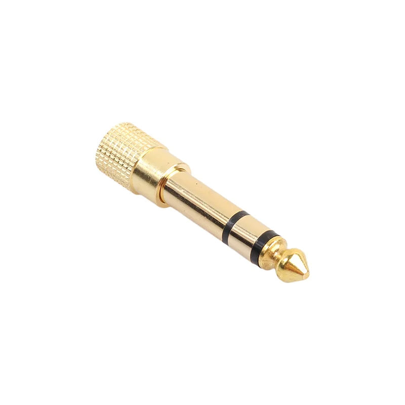 Hridz 3.5mm to 6.35mm Stereo Jack Adapter – Gold-Plated 1/4" Headphone & Guitar Converter