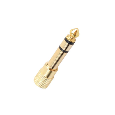 Hridz 3.5mm to 6.35mm Stereo Jack Adapter – Gold-Plated 1/4" Headphone & Guitar Converter