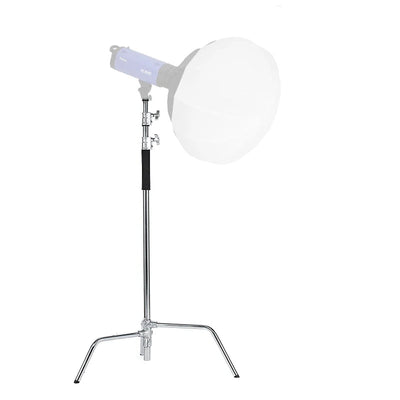 Hridz 300cm Stainless Steel Heavy Duty C-Stand – Century Light Stand for Studio Lighting