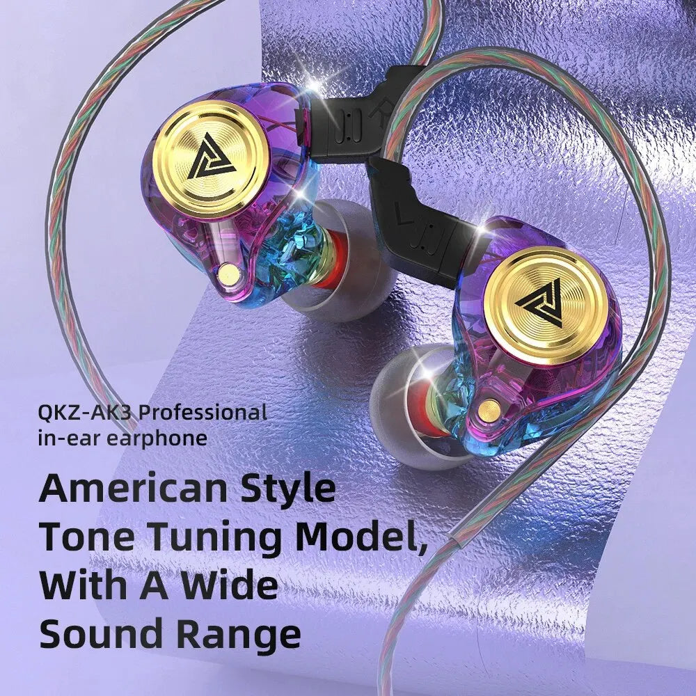 QKZ AK3 wired in-ear monitor earphones - photo 4