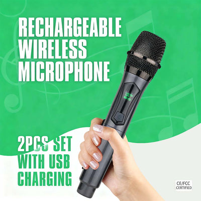 Hridz CT-120S 12-Channel Bluetooth Mixer & U8 Dual Wireless Mic Bundle – 48V Phantom Power, USB, Karaoke & DJ Combo