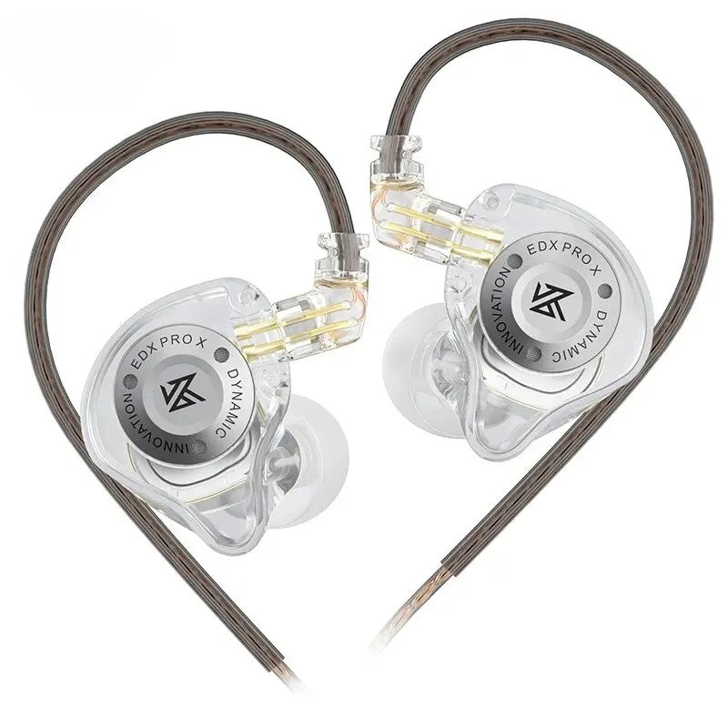 Hridz EDX Pro-X Wired In-Ear Monitor Earphones – No Mic, HiFi Stereo Bass