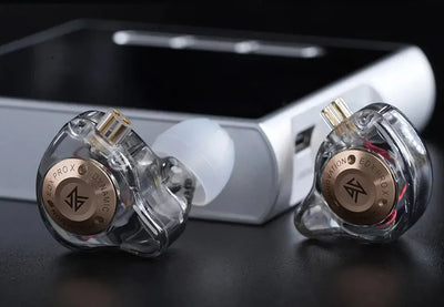 Hridz EDX Pro-X Wired In-Ear Monitor Earphones – No Mic, HiFi Stereo Bass
