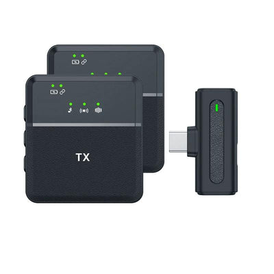 Hridz HZ31 Wireless Lavalier Lapel Microphone for Cameras, Phones & Computers