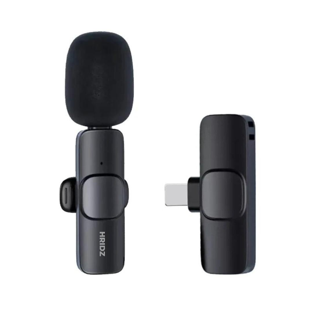 Hridz HZ9 Wireless Lapel Microphone for iOS Devices Noise Reduction Quality Audio