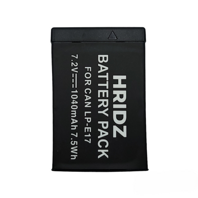 Hridz LP-E17 Battery & Charger Kit – 2 Batteries + Dual USB Charger for Canon EOS R8, R50, RP, M6, 200D, 77D, 800D