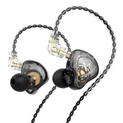 Hridz MT1 HiFi In-Ear Monitor Earphones – With or Without Mic, Dynamic DJ Monitors