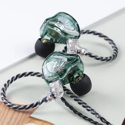 Hridz MT1 HiFi In-Ear Monitor Earphones – With or Without Mic, Dynamic DJ Monitors