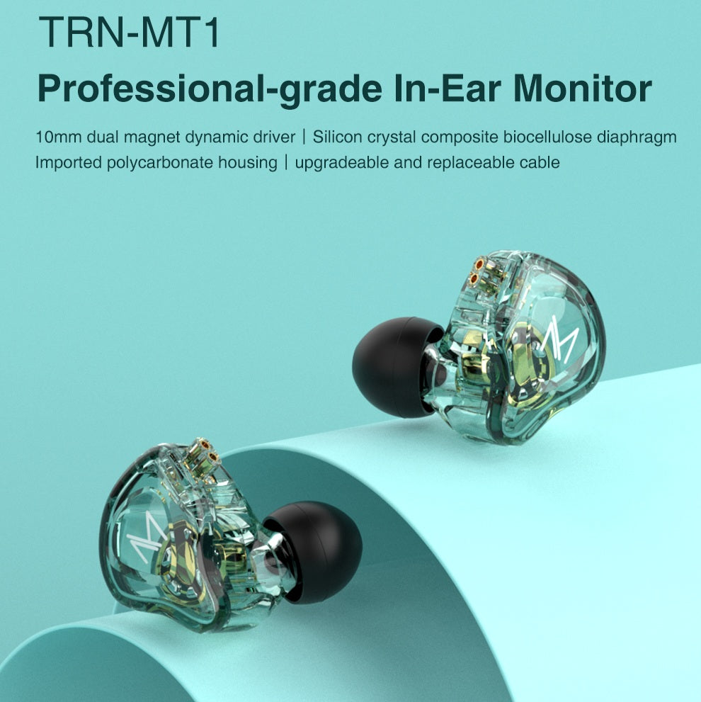 Hridz MT1 HiFi In-Ear Monitor Earphones – With or Without Mic, Dynamic DJ Monitors