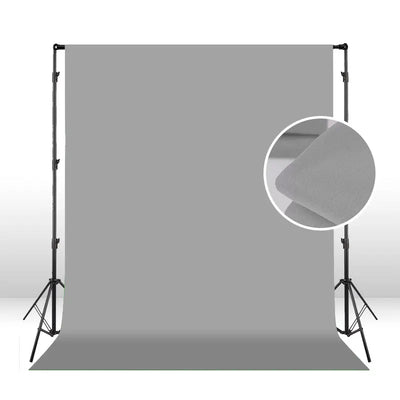 Hridz Photography Backdrop Kit – 2.6x3m Heavy Duty Stand & Muslin Backdrop