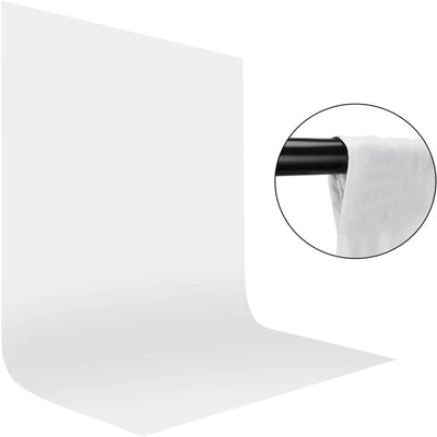 Hridz Photography Muslin Backdrop 2x3m & 3x3.6m – Green Screen, White, Black, Grey, Blue
