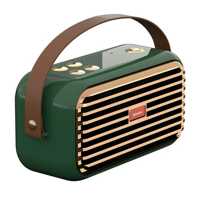 Hridz Retro Smart Wireless Speaker Portable for Gift Showcase Desktop PC Quality Stereo Hifi Sound