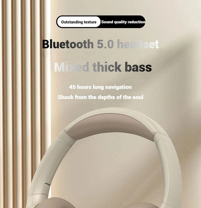 Hridz Wireless Bluetooth 5.0 Over-Ear Headphones – Foldable Gaming Headset with Noise Reduction & HD Mic
