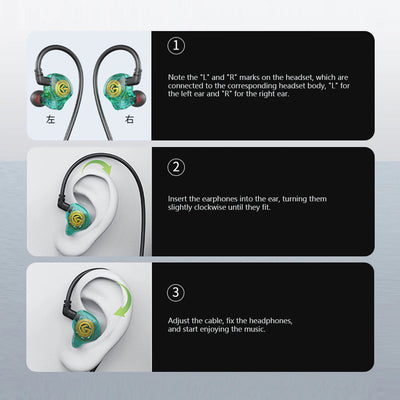 Hridz USB Type-C Wired Earphones with Microphone, Digital Chip HiFi In-Ear Headphones, Noise Isolating Earbuds with Volume Control for Samsung, Google Pixel, Xiaomi, Huawei & USB-C Devices
