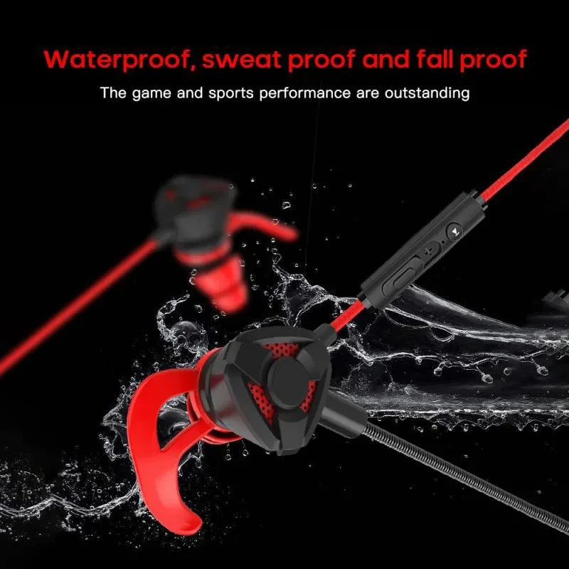 Pro Wired Gaming Earbuds with Mic - Graphene Earphones for PS4, PUBG, PC, Phone & Laptop
