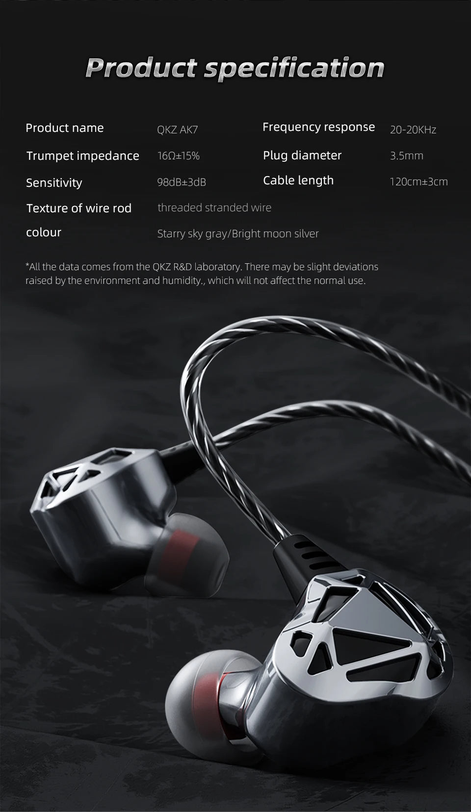 QKZ AK7 copper driver in-ear earphones - photo 14