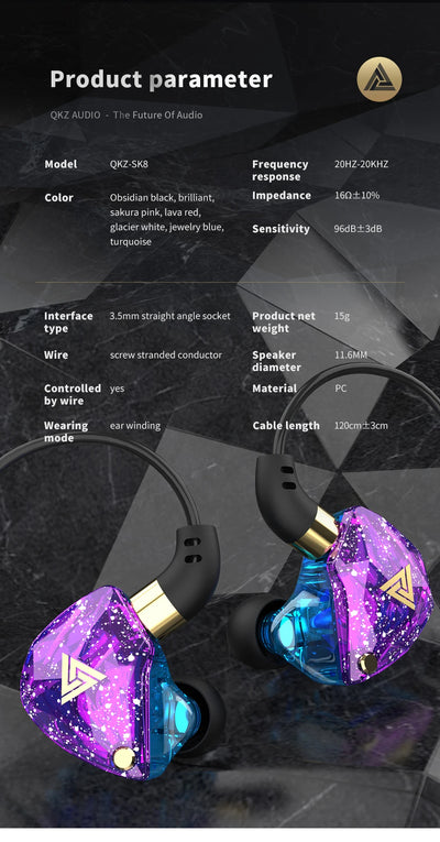 QKZ SK8 wired in-ear earphones - photo 14
