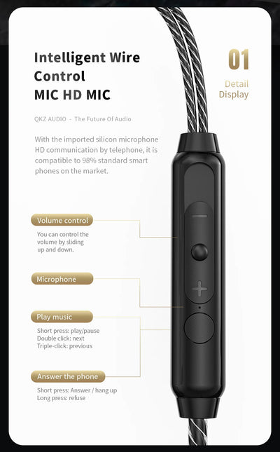 QKZ SK8 wired in-ear earphones - photo 30