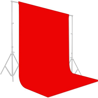 2Mx3M Hridz Muslin Backdrops for Photography - White Black Green Red Blue Grey