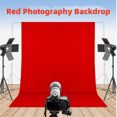 2Mx3M Hridz Muslin Backdrops for Photography - White Black Green Red Blue Grey