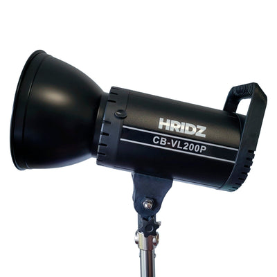 HRIDZ 200W LED Video Light Bi-Colour Continuous Dimmable Bowen mount For Filmmaking Photography Stage