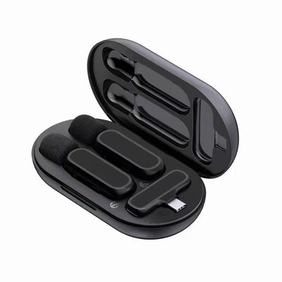 HRIDZ Wireless Lavalier Microphone Lightning Port Mic For iPhone ipad Vlog Live Stream