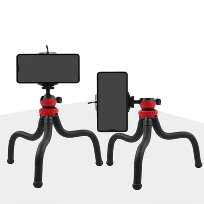 Hridz 360 Degree Flexible Octopus Portable Tripod Heavy Duty Ball Head Stand for GoPro DSLR Camera