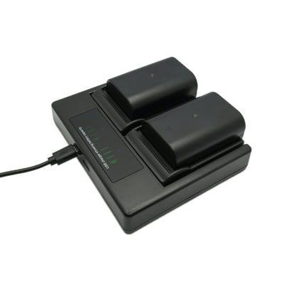 Hridz BLF19 Batteries & Charger Set for Panasonic GH9 GH5s GH4 GH3 DMW-BLF19
