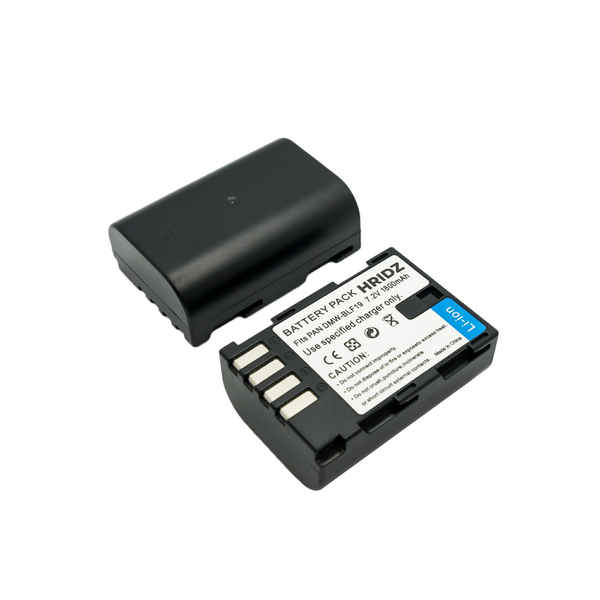Hridz BLF19 Battery for Panasonic DMW-BLF19 G9 GH5s GH5 GH4 GH3
