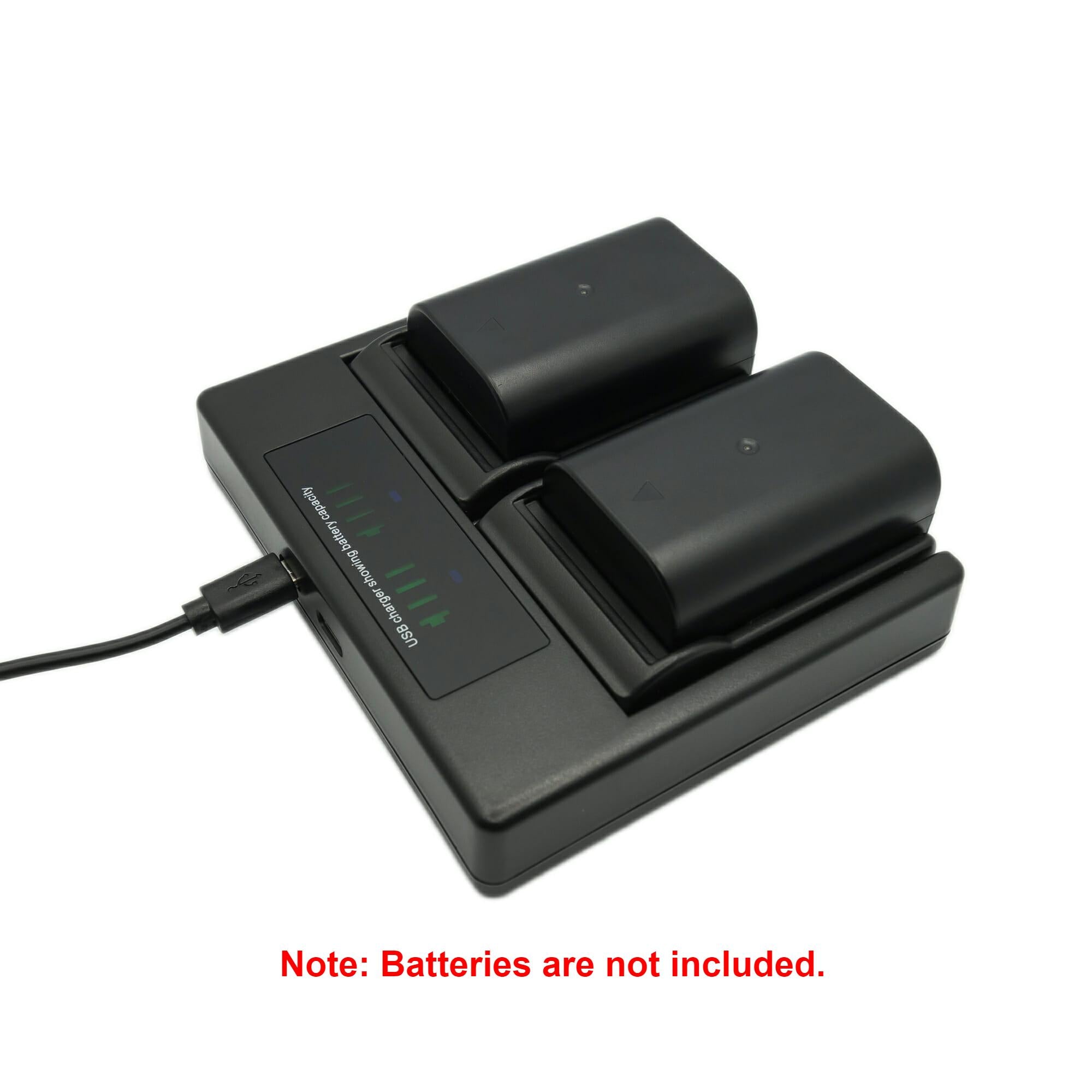 Hridz BLF19 Dual Charger for Panasonic DMW-BLF19 Battery G9 GH5s GH5 GH4 GH3