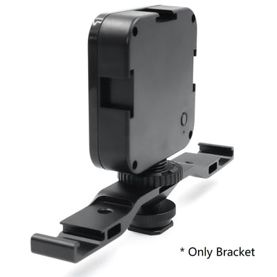 Hridz Cold Shoe Mount Extension Bar Bracket – Dual Mount Adapter for Cameras & Rigs