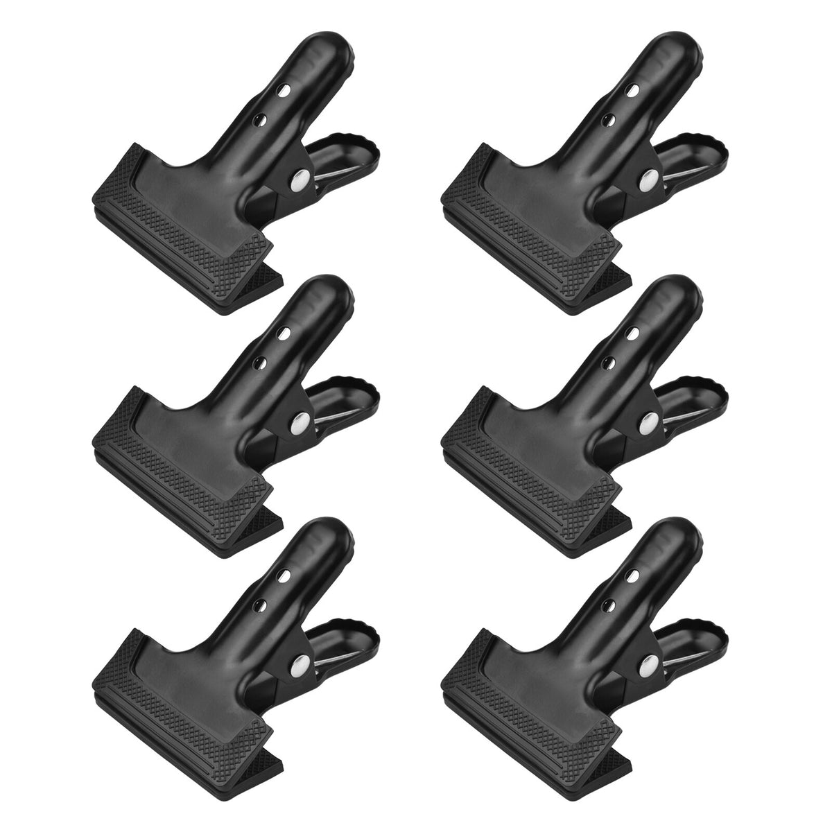 Hridz Heavy Duty Spring Metal Backdrop Clamps with Rubber Pad – 1 to 10 Pack