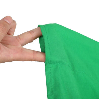 Hridz Photography Muslin Backdrop 2x3m & 3x3.6m – Green Screen, White, Black, Grey, Blue