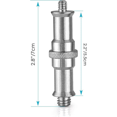 Hridz Tripod Screw Adapter – 1/4" to 3/8" Spigot Converter for Camera, Flash & Mic Rigs